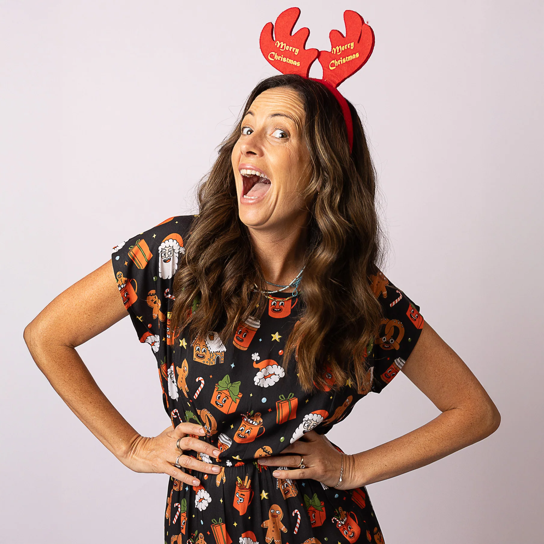 Jingleverse Christmas Alice Dress (Knee Length) - Image 3